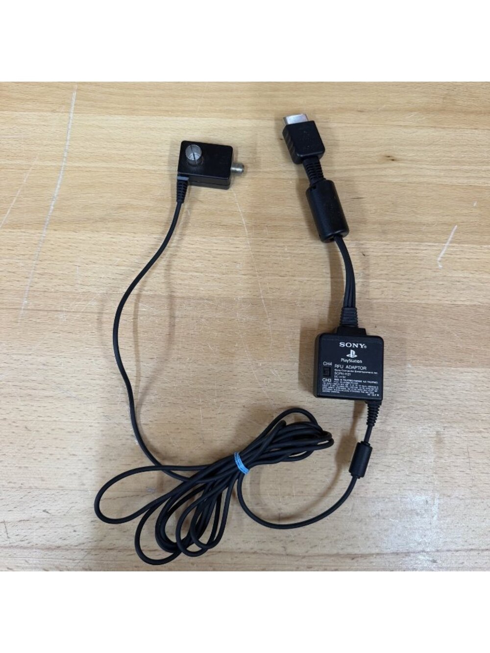 Official Sony PlayStation 1 2 3 RF Adapter OEM Cable SCPH-1121